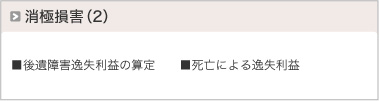 消極損害（2）